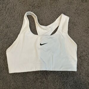 Nike Women's White Sports Bra